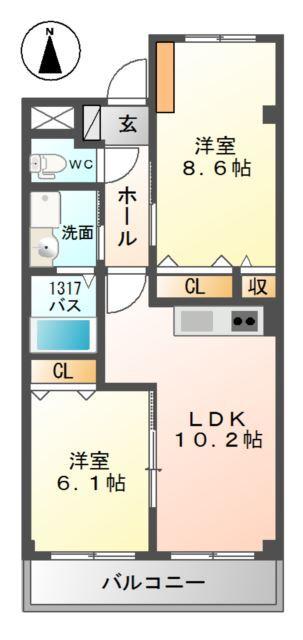 グラン　ルポン 間取り図画像