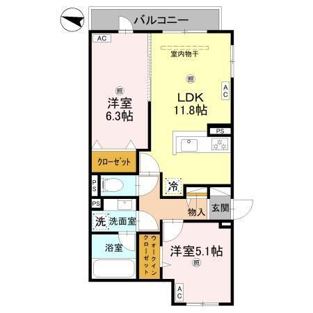 D-residence東淀川（201） 間取り図画像