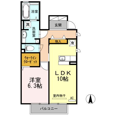 シャルマン　シャトレー（106） 間取り図画像