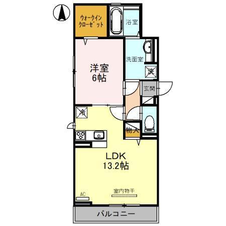 MAISON　BLANCHE（メゾン　ブランシュ）（201） 間取り図画像