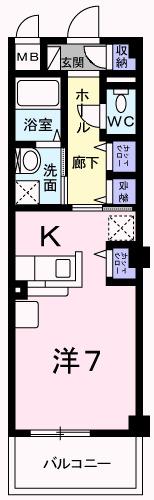 サニーキャンプ東雲Ⅰ（205） 間取り図画像