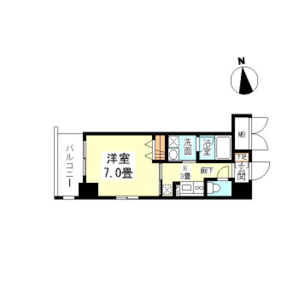 ＣＡＳＡ京橋（0404） 間取り図画像
