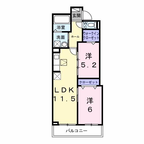 ヒカルサ大阪巽西（102） 間取り図画像