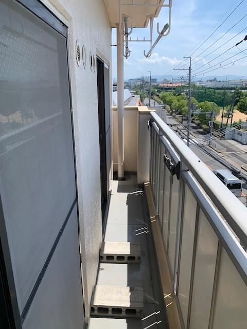 八尾市木の本マンション バルコニー