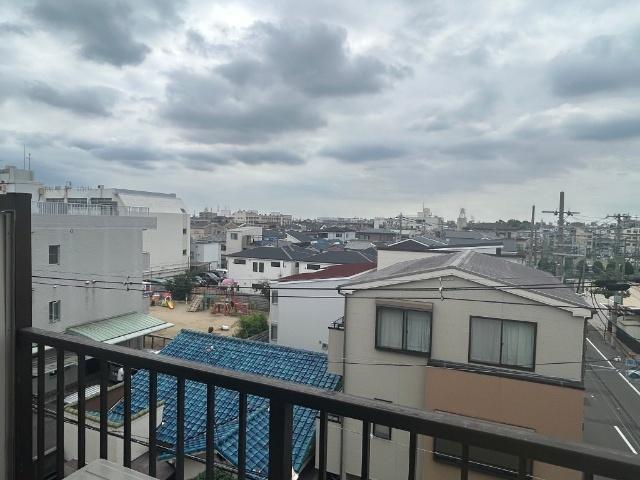 大阪市平野区瓜破西マンション バルコニー