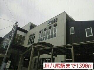 JR八尾駅：1390m