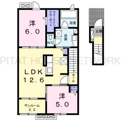 カルマーレⅠ 間取り図写真