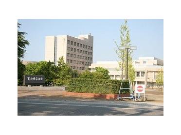 富山県立大学：1229m