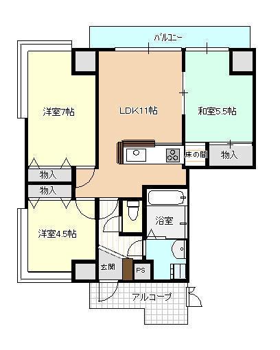  間取り図写真
