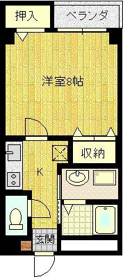 パークサイド（103） 間取り図画像