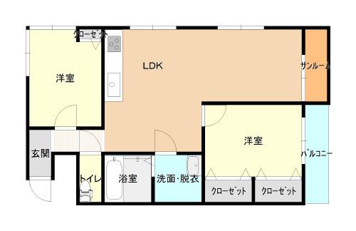  間取り図写真