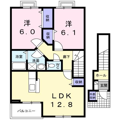 フローリア（203） 間取り図画像