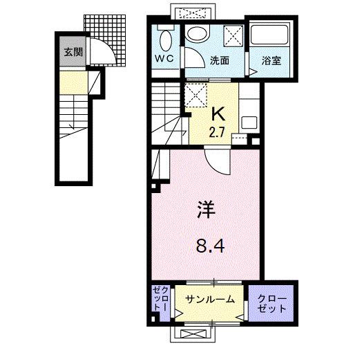 ラ・ルミエール（204） 間取り図画像
