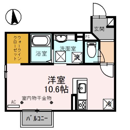 クレスト・ラメール（103） 間取り図画像