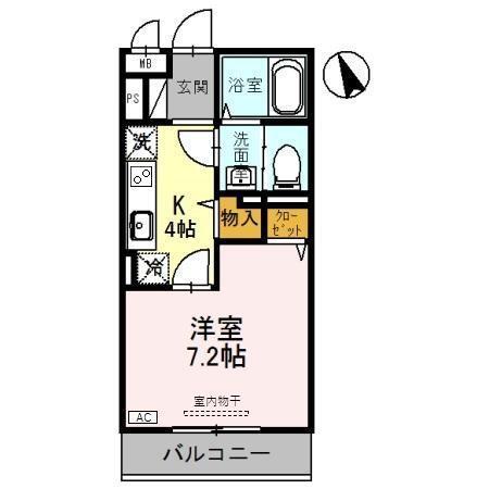 Ｃｏｃｏ上米島（305） 間取り図画像