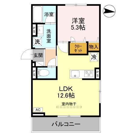 パルフェ（101） 間取り図画像