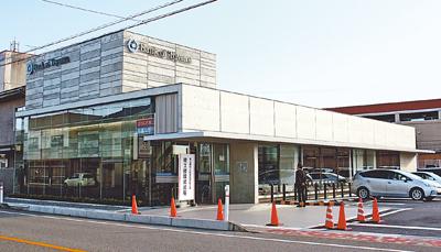 富山銀行横田支店：375m
