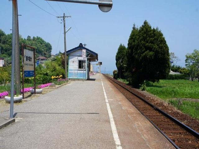 JR越中国分駅：1130m