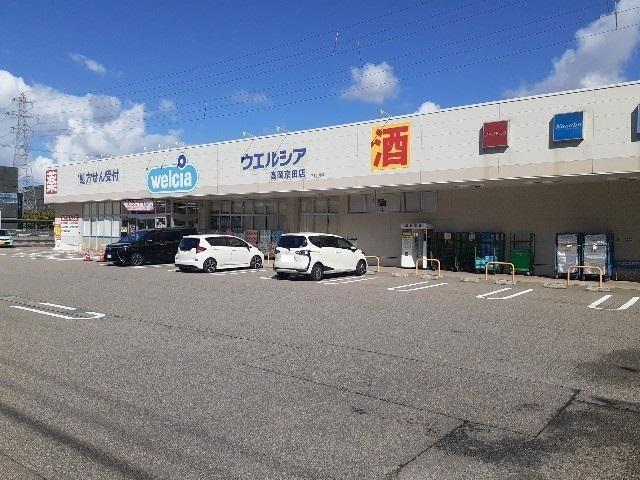ウェルシア高岡京田店：800m