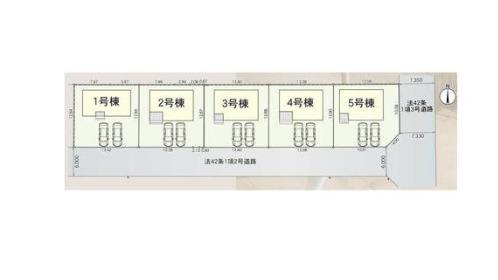 クレイドルガーデン金沢市小坂町第2　1号棟 駐車場