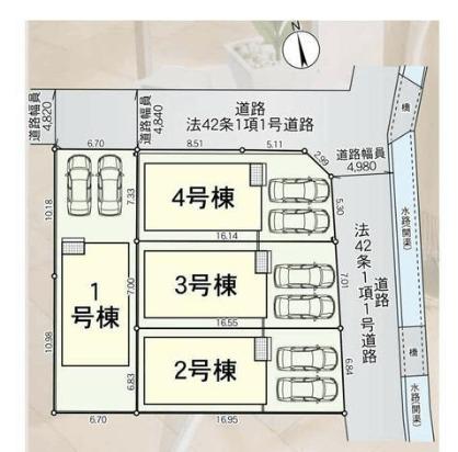 クレイドルガーデン金沢市小坂町第2　2号棟 土地画像