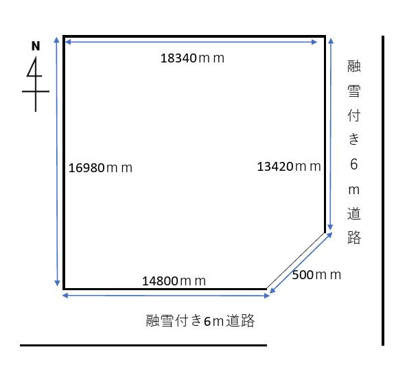 福岡町西川原島土地 区画図