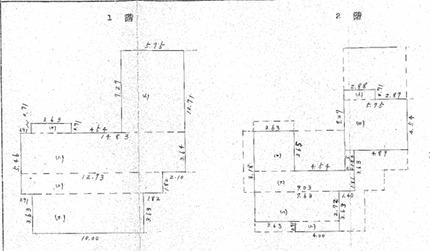 射水市緑町　2階建て中古住宅 間取り図画像