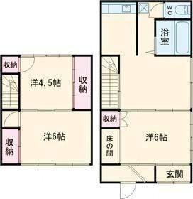 内免売家 間取り図画像