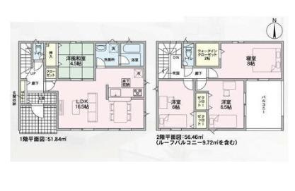 クレイドルガーデン金沢市末町第1　4号棟 間取り図画像