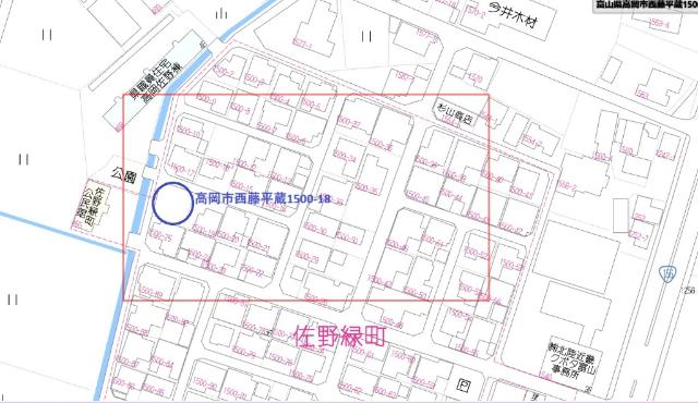 高岡市西藤平蔵　売り土地 土地画像