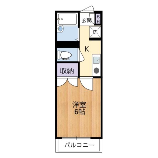 メゾンドポンヌフ（207） 間取り図画像