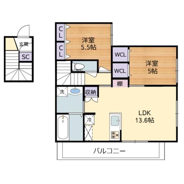  間取り図写真