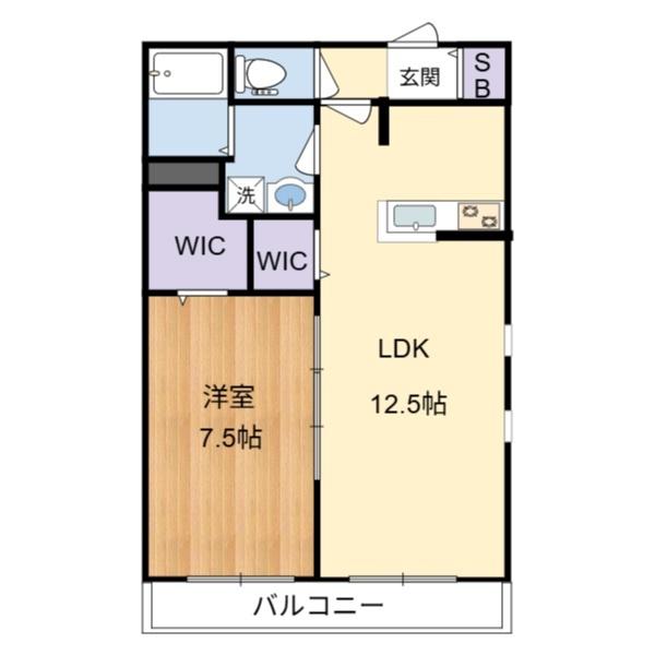 Azalee（201） 間取り図画像