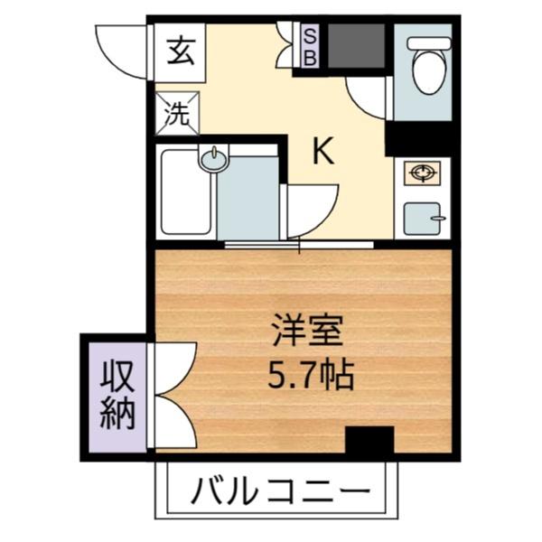 武蔵野市境マンション 間取り図画像
