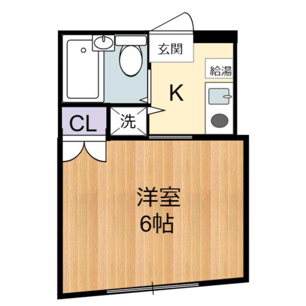 小金井市東町アパート 間取り図画像