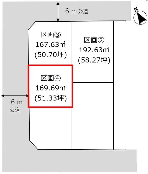 塩川町御殿場 区画図