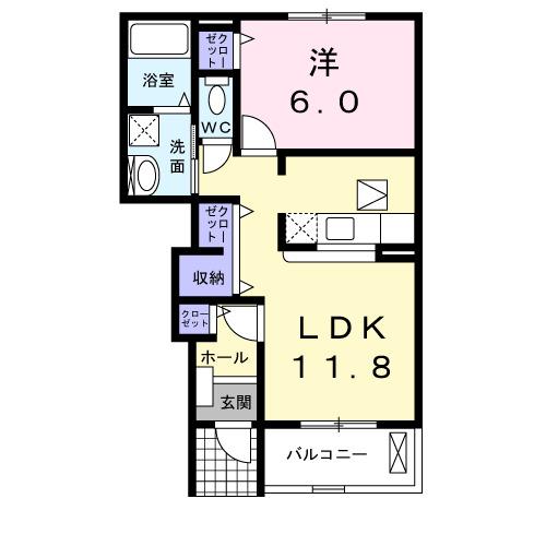 スター　ヒル　Ｍ（102） 間取り図画像