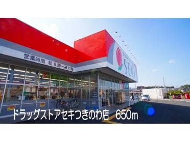 ドラッグストアセキ　つきのわ店：650m