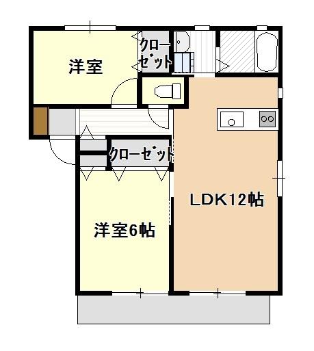 プリマベーラ（B201） 間取り図画像
