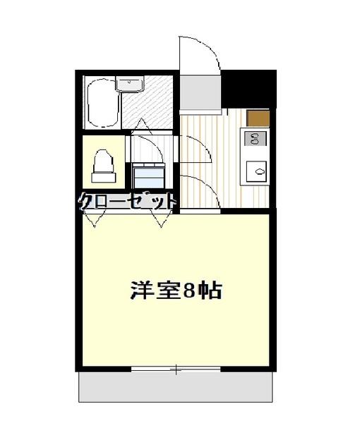 クレールメゾン若松（103） 間取り図画像