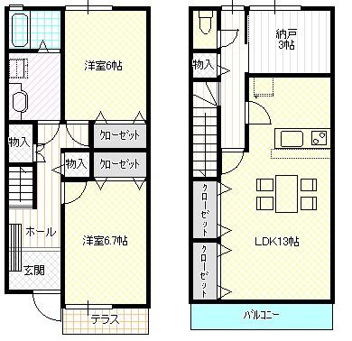  間取り図写真