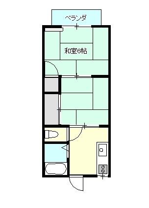 ミリオンハイツ（202） 間取り図画像