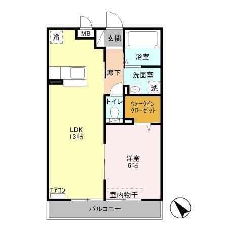 グレイスコート(北坂戸)（202） 間取り図画像