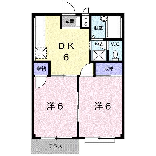 エルディム愛福Ａ（102） 間取り図画像