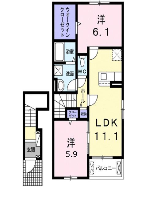 アネックスオジオ（204） 間取り図画像