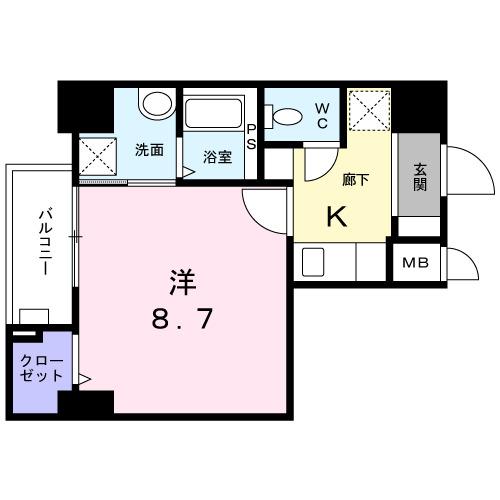 パサージュ（102） 間取り図画像