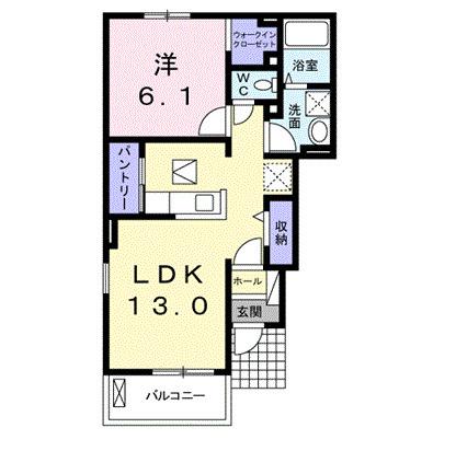 コンフォート（101） 間取り図画像