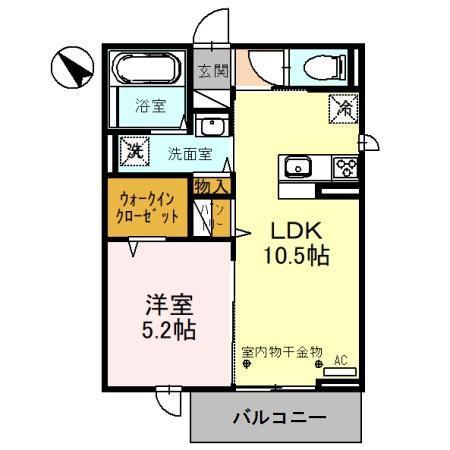 サクラソラ　Ｂ（303） 間取り図画像
