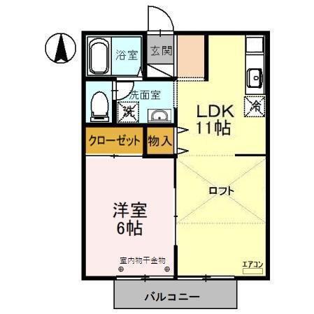 レディアンス熊谷（202） 間取り図画像
