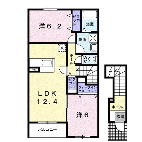 センターヴィラ・ＥＳ（202） 間取り図画像
